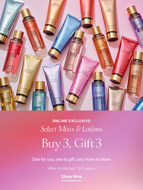 Buy 3, Free 3 Mist & Lotions