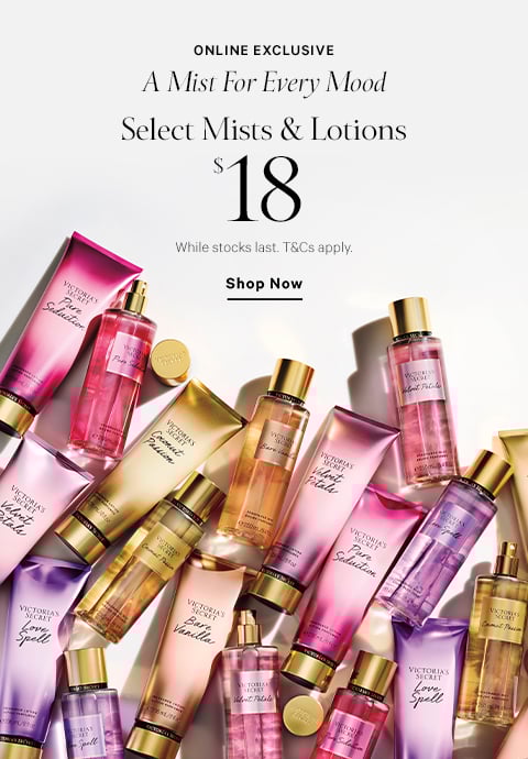 Select Mist & Body for AUD18