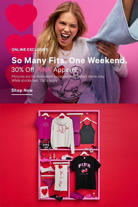 30% Off PINK Apparel