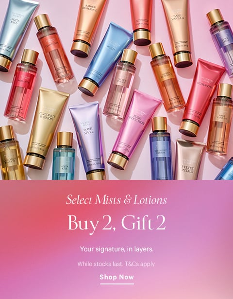 Buy 2, Gift 2 Mist & Lotions