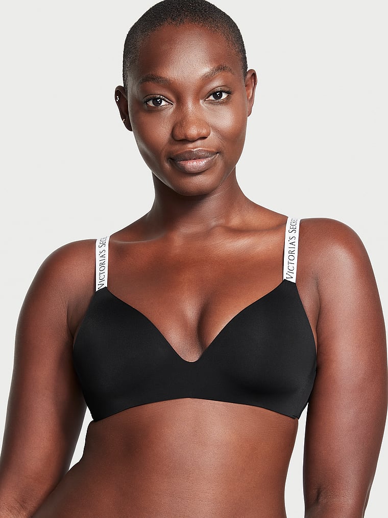 Lightly Lined Wireless Bra Black Victoria's Secret Australia