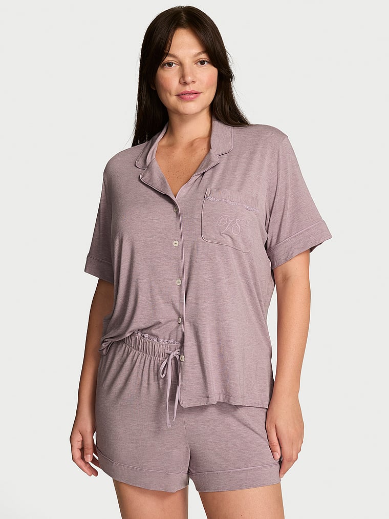 SoSoft™ Modal Short Pajama Set Heather Violet Haze M | Victoria's