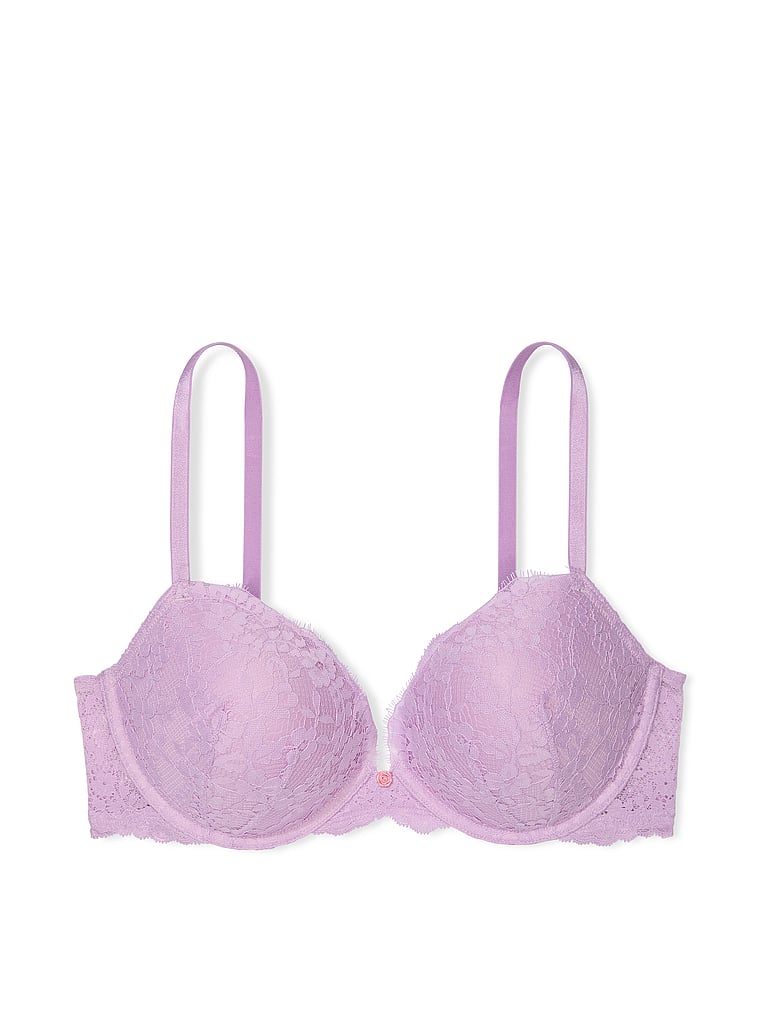 Fadeal Lace Push Up Bras For Women Non Ring Gathered Side Up Support Bra Lace Cotton Underwear Breathable Medium Thick Models Push Up Bra Yellow 36