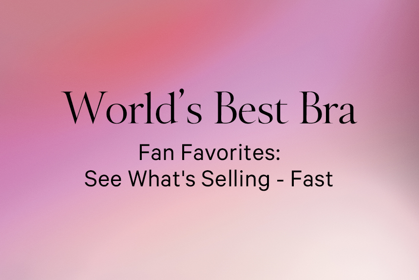 Our Best-Selling Bras PLP banner